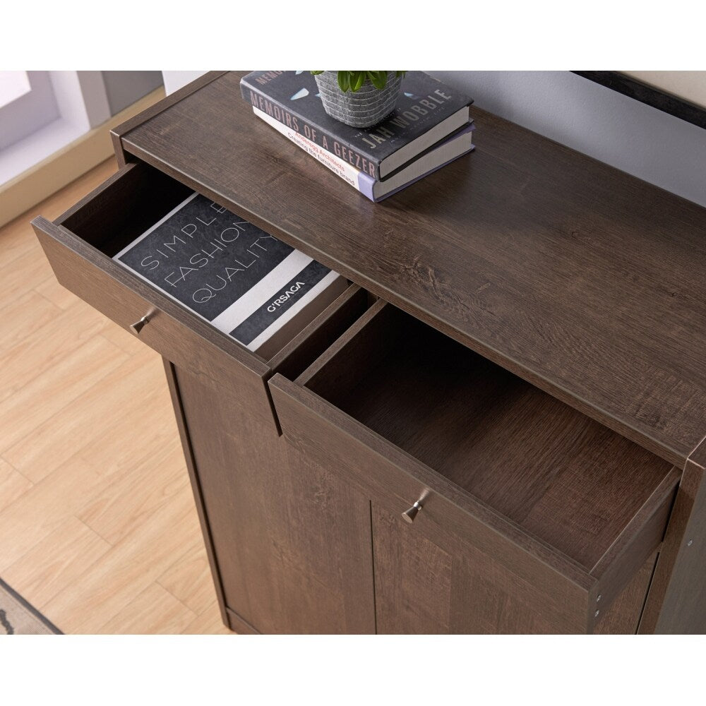 Shoe Cabinet With Two Drawer And Five shelves