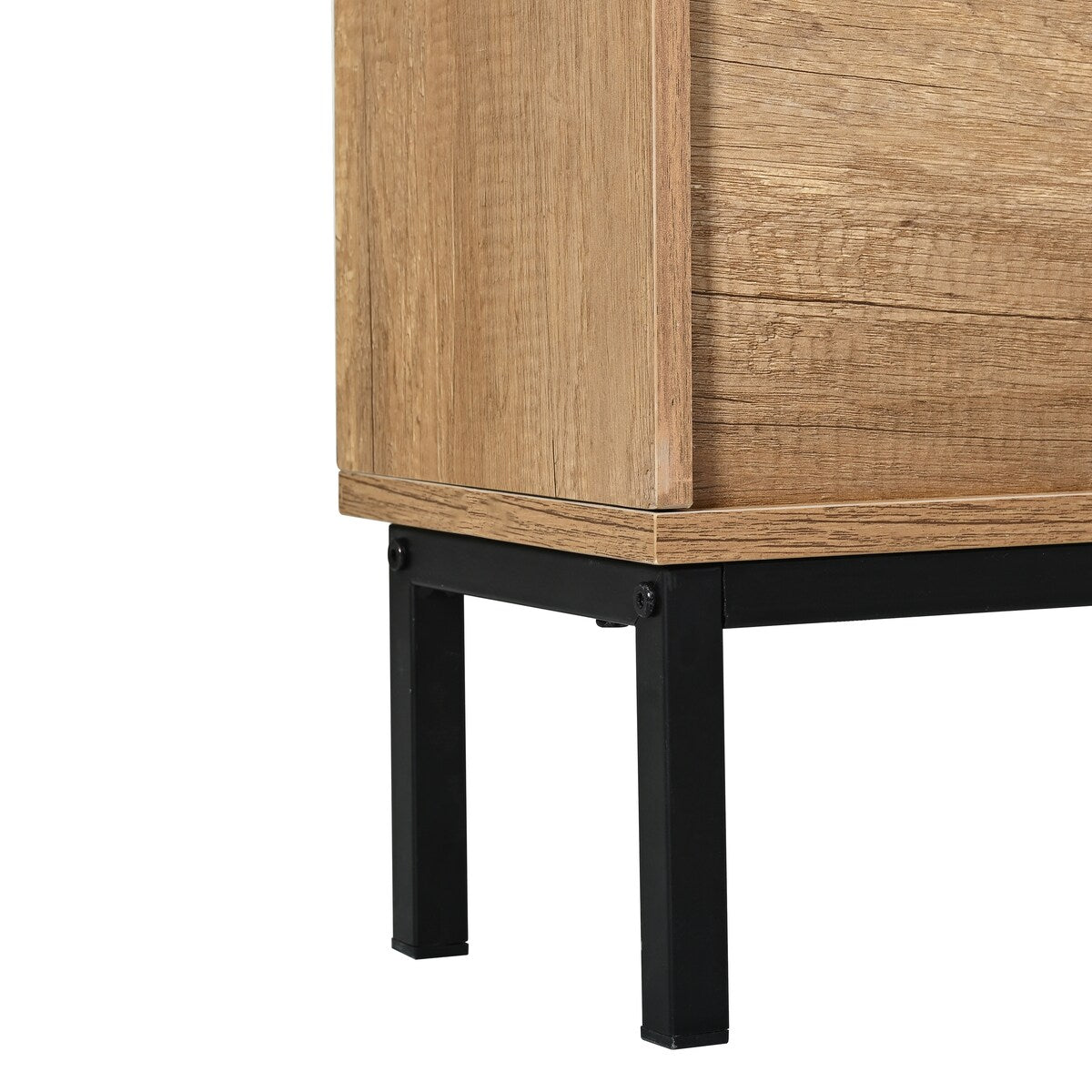 Shoe Rack Storage Cabinet with Metal Legs for Entryway Hallway Bedroom Mudroom