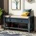 Shoe Rack with Cushioned Seat and Drawers, Multipurpose Entryway Storage Bench