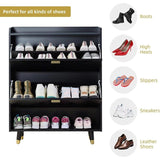 Shoe Storage Cabinet with 2 Flip Drawers for Entryway