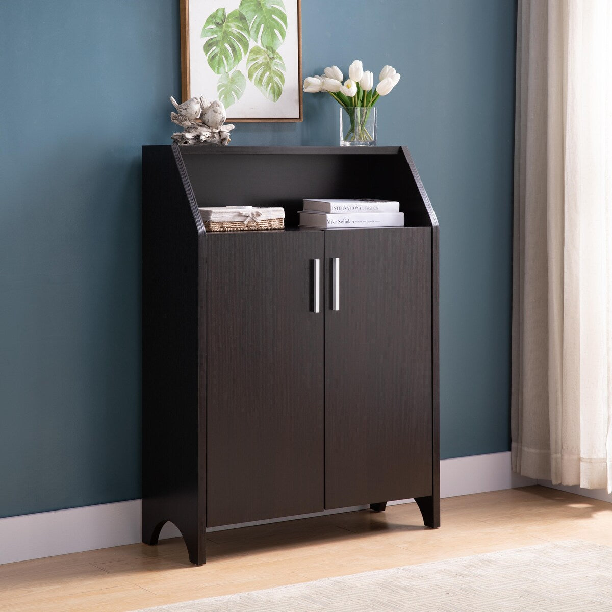 Shoe Storage Cabinet with Single Door Cabinet