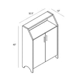 Shoe Storage Cabinet with Single Door Cabinet