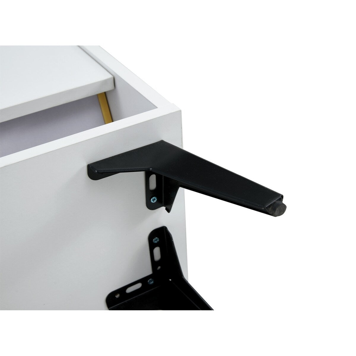 Shoe Storage Shelves With metal leg