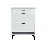 Shoe Storage Shelves With metal leg