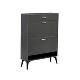 Shoe Storage Shelves With metal leg