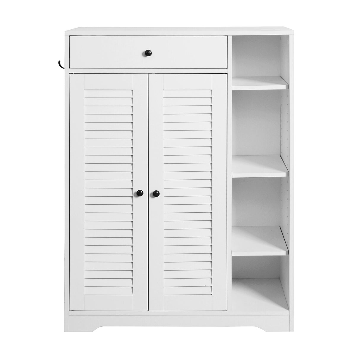 Shoe Storage with Adjustable Storage Shelf &Top Drawer
