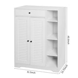 Shoe Storage with Adjustable Storage Shelf &Top Drawer