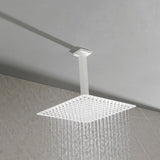Shower Faucets Sets Complete Shower System 16 Inches Rain Shower Head with Handheld Shower Valve