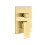 Shower Faucets Sets Complete Shower System 16 Inches Rain Shower Head with Handheld Shower Valve