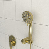 Shower System Pressure Wall Mounted Shower Faucet Set with Handheld - 10 x 10