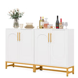 Sideboard Buffet Storage Cabinet Set with Door for Kitchen Dining Room, Accent Cabinet for Living Room