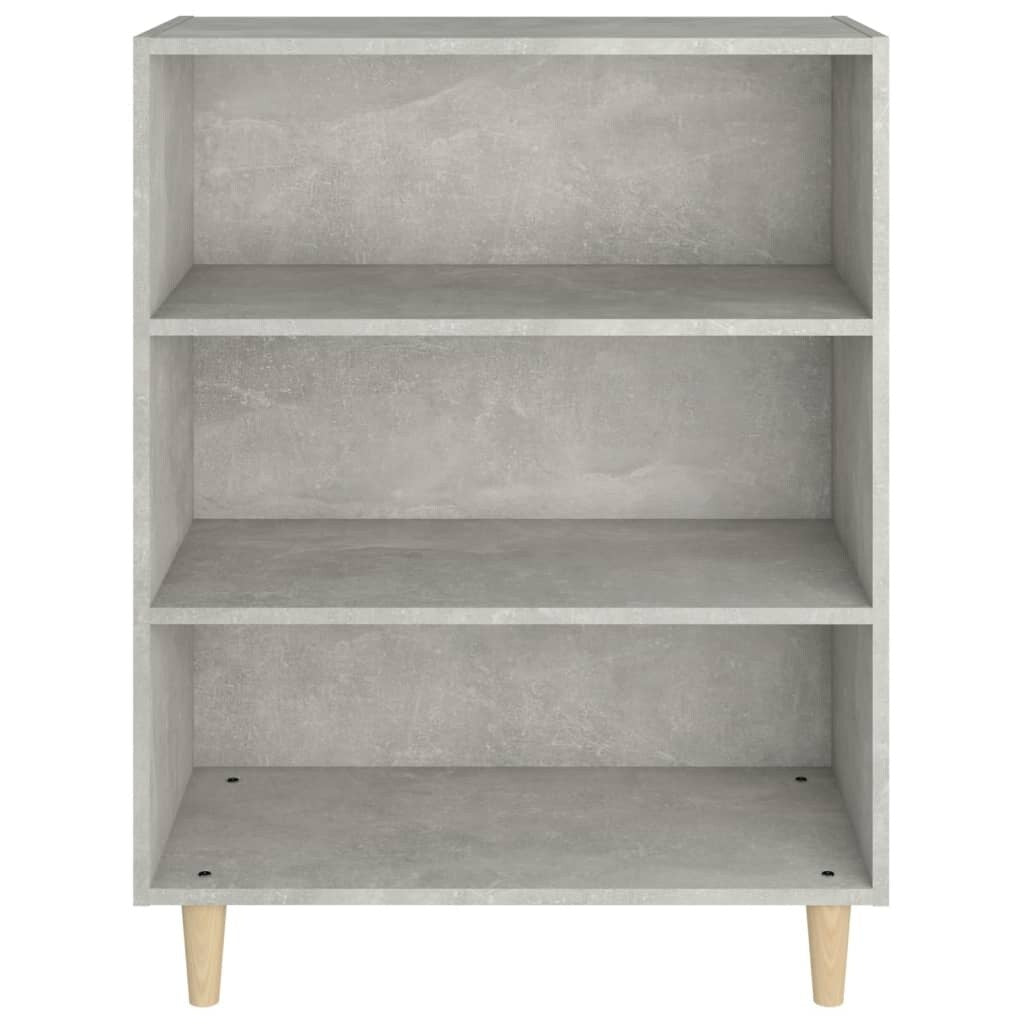 Sideboard Concrete Gray 27.4"x12.8"x35.4" Engineered Wood
