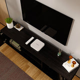 Sideboard Entertainment Centers TV Stand 2 Doors End Table White/Brown