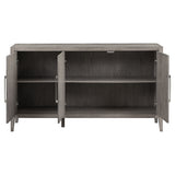 Sideboard Wooden Cabinet with 3 Metal handles and 3 Doors