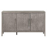Sideboard Wooden Cabinet with 3 Metal handles and 3 Doors