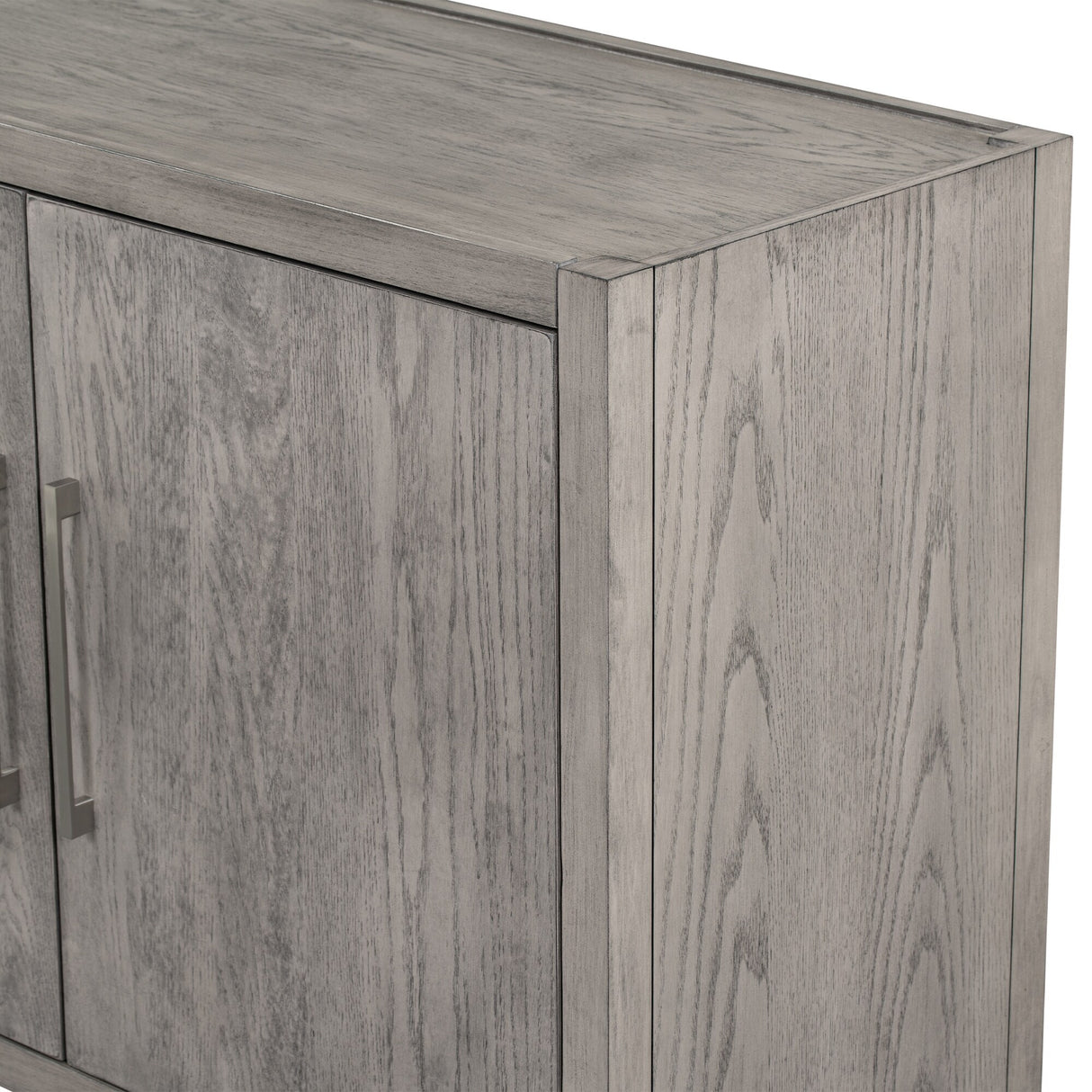 Sideboard Wooden Cabinet with 3 Metal handles and 3 Doors