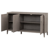 Sideboard Wooden Cabinet with 3 Metal handles and 3 Doors