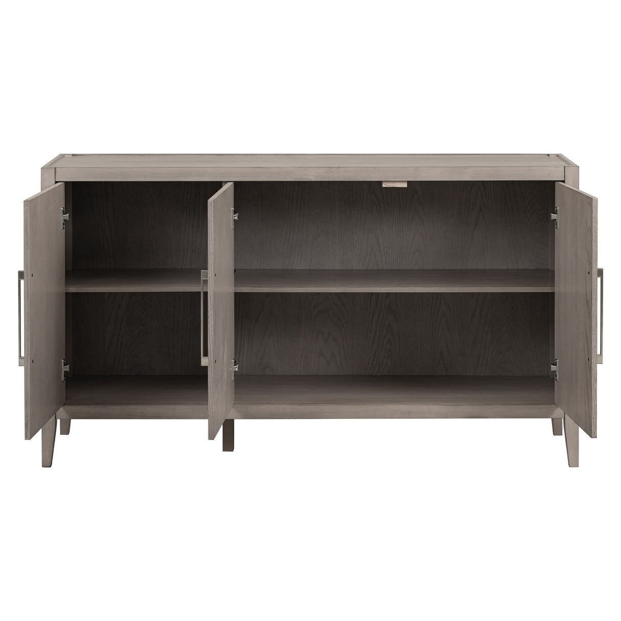 Sideboard Wooden Cabinet with 3 Metal handles and 3 Doors