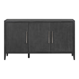 Sideboard Wooden Cabinet with 3 Metal handles and 3 Doors