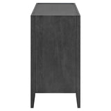 Sideboard Wooden Cabinet with 3 Metal handles and 3 Doors