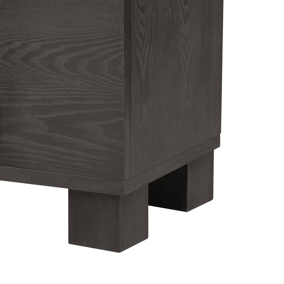 Sideboard with Adjustable Shelves and Gold Handles