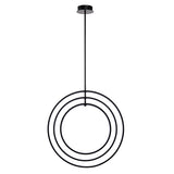 Sidley 3-Ring Integrated LED Chandelier for Dining/Living Room, Foyer, Office
