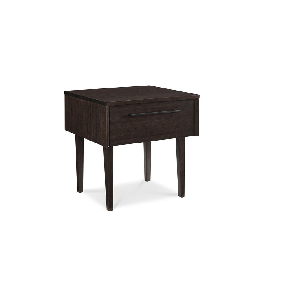 Greenington G0092MO Sienna 1 Drawer Nightstand, Mocha
