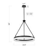 Sierra Integrated LED Chandelier for Dining/Living Room Office, Foyer