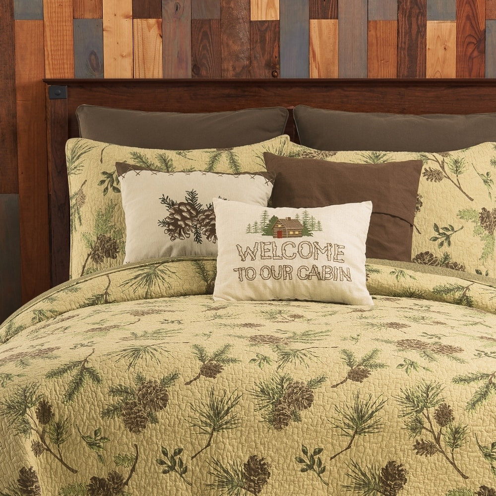 Sierra Retreat Rustic Cotton Quilt Set