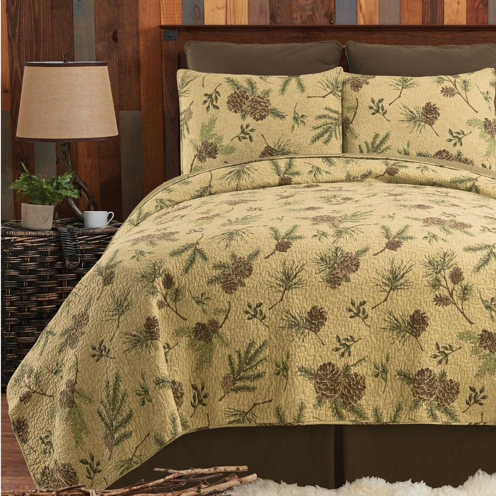 Sierra Retreat Rustic Cotton Quilt Set