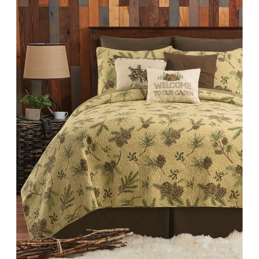 Sierra Retreat Rustic Cotton Quilt Set