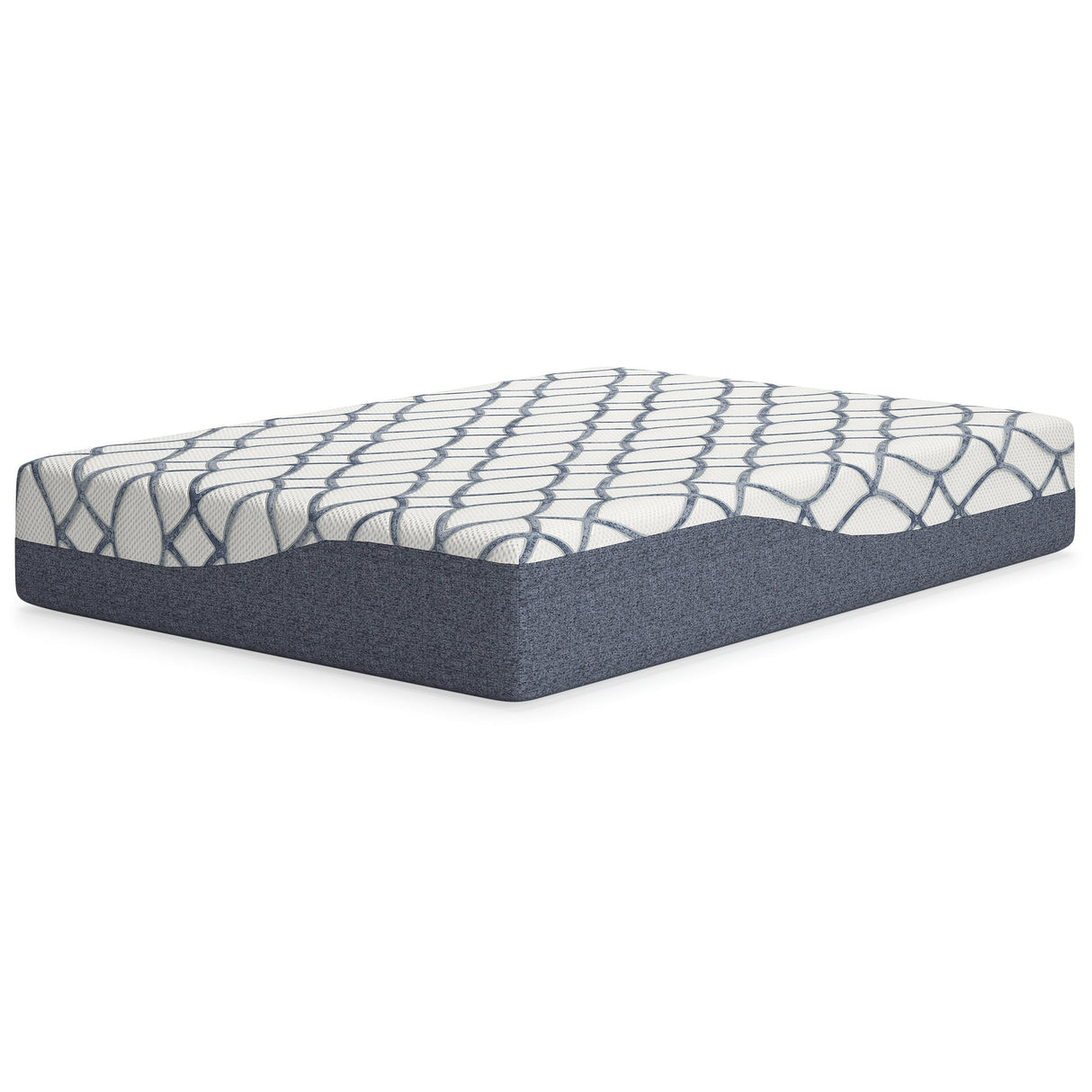 Signature Design by Ashley 12 Inch Chime Elite 2.0 White/Blue Mattress