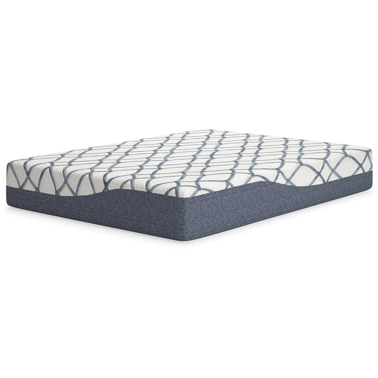 Signature Design by Ashley 12 Inch Chime Elite 2.0 White/Blue Mattress
