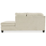 Signature Design by Ashley Abinger 2-Piece Sleeper Sectional with Chaise - 116"W x 91"D x 39"H