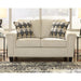 Signature Design by Ashley Abinger Loveseat - 61" W x 38" D x 39" H