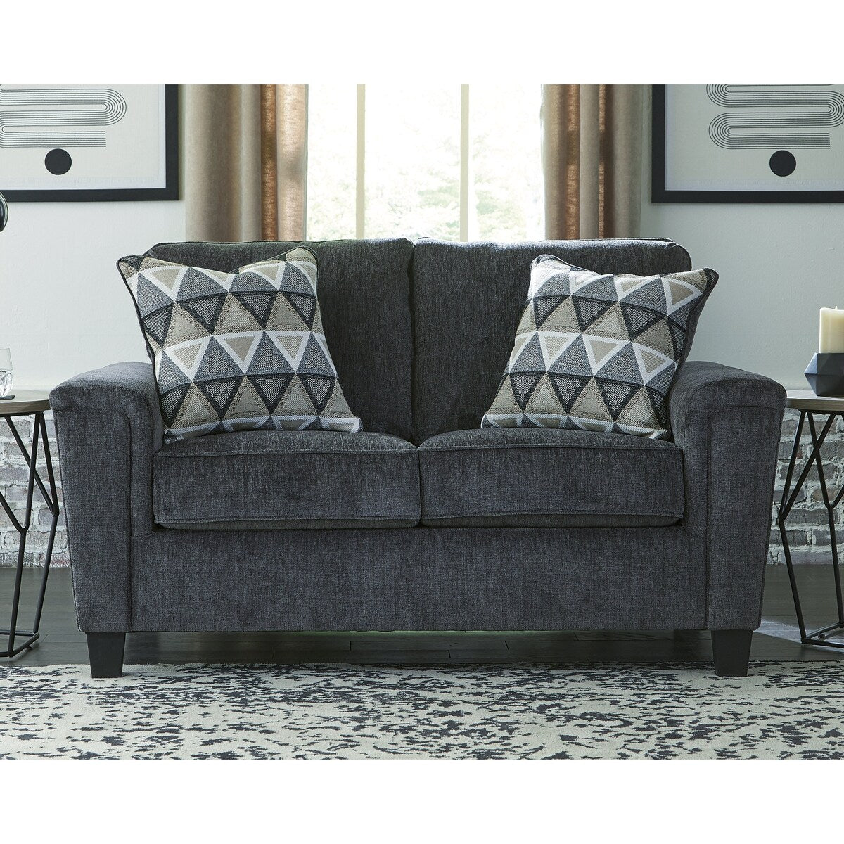 Signature Design by Ashley Abinger Loveseat - 61" W x 38" D x 39" H