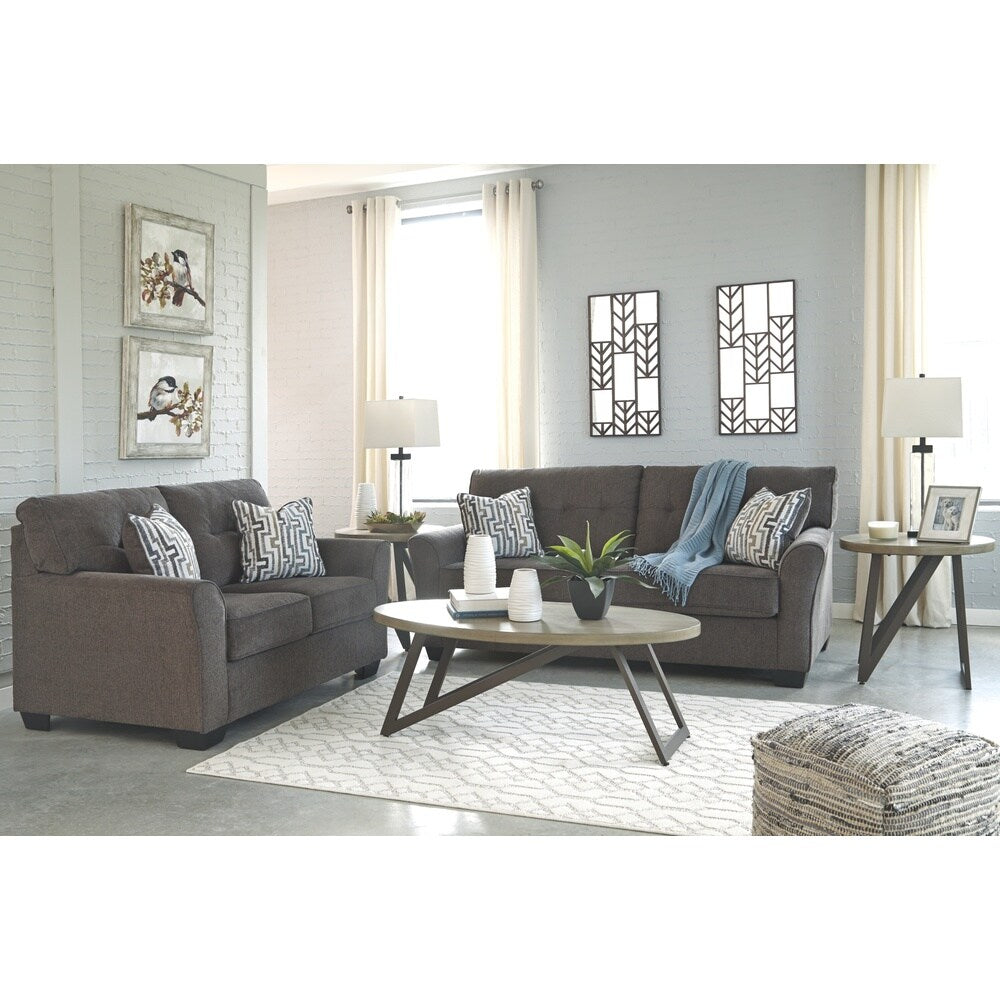 Signature Design by Ashley, Alsen Contemporary Granite Loveseat