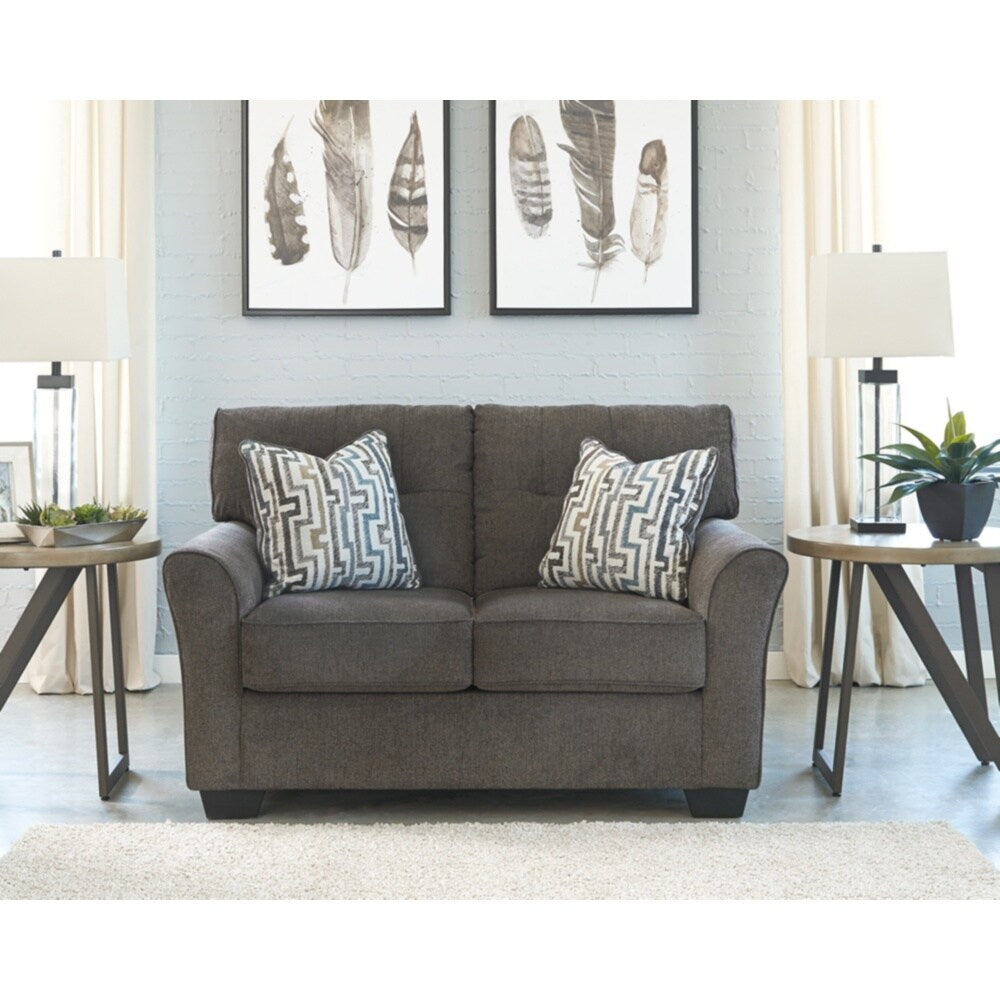 Signature Design by Ashley, Alsen Contemporary Granite Loveseat