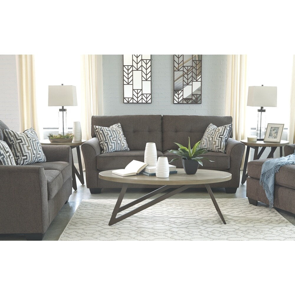 Signature Design by Ashley, Alsen Contemporary Granite Loveseat