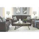 Signature Design by Ashley, Alsen Contemporary Granite Loveseat