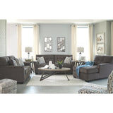 Signature Design by Ashley, Alsen Contemporary Granite Loveseat
