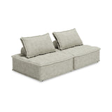 Signature Design by Ashley Bales Gray 2-Piece Modular Seating - 78" W x 39" D x 28" H
