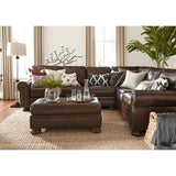 Banner Traditional Coffee Oversized Accent Ottoman