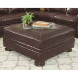 Banner Traditional Coffee Oversized Accent Ottoman