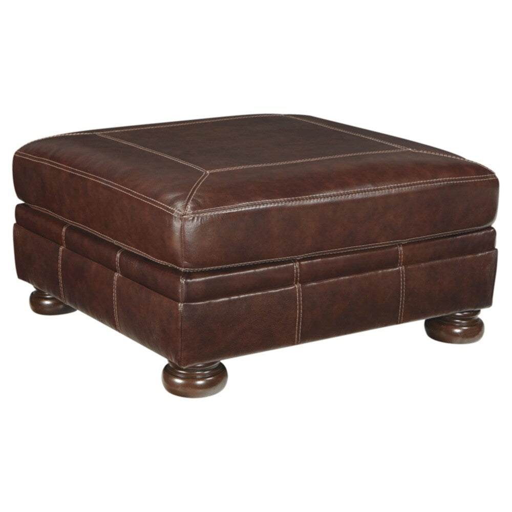 Banner Traditional Coffee Oversized Accent Ottoman