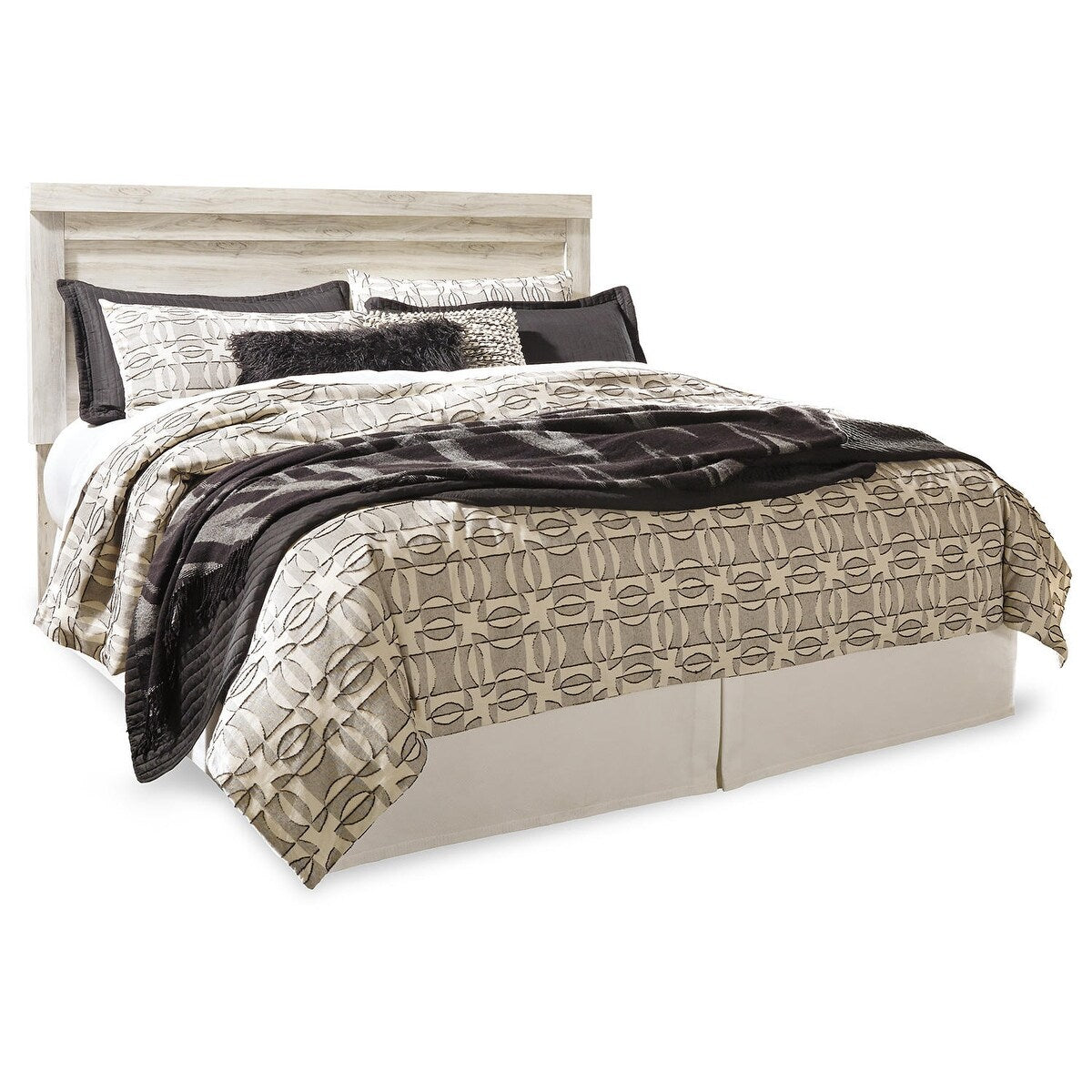 Signature Design by Ashley Bellaby Panel Headboard - Whitewash