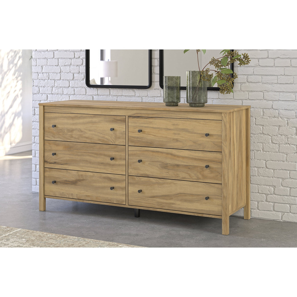 Signature Design by Ashley Bermacy Light Brown Dresser