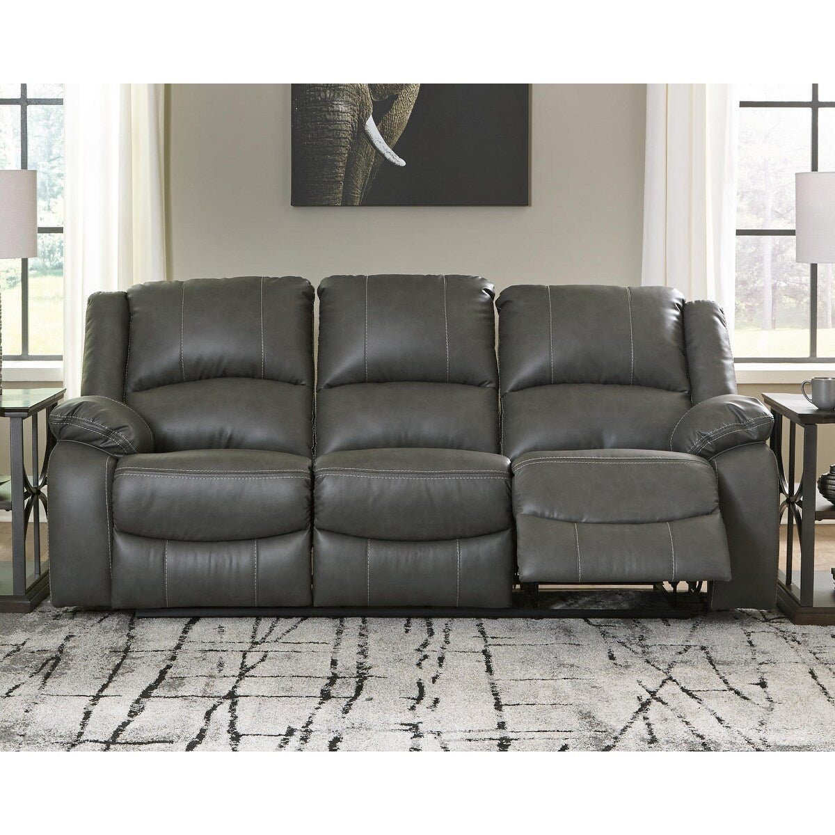 Signature Design by Ashley Calderwell Contemporary Reclining Sofa