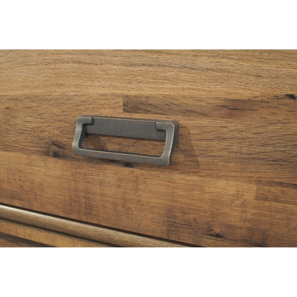 Signature Design by Ashley Cinrey Medium Brown Five Drawer Chest