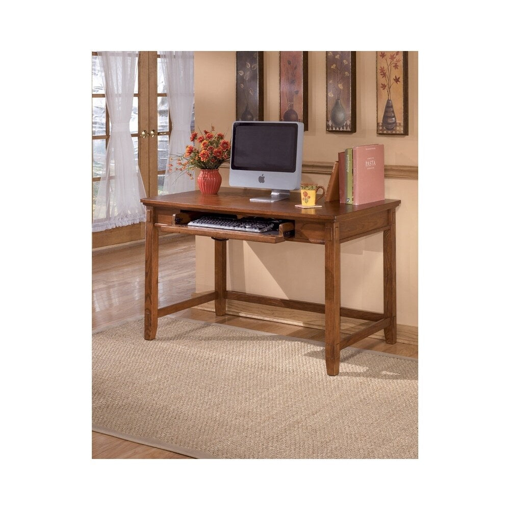 Signature Design by Ashley Cross Island Medium Brown Home Office Small Leg Desk